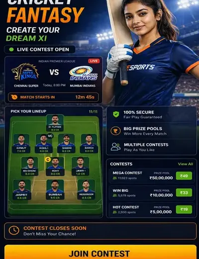 Play4Rdownloadplay (Play4R download play) fantasy cricket & matchday visual 3